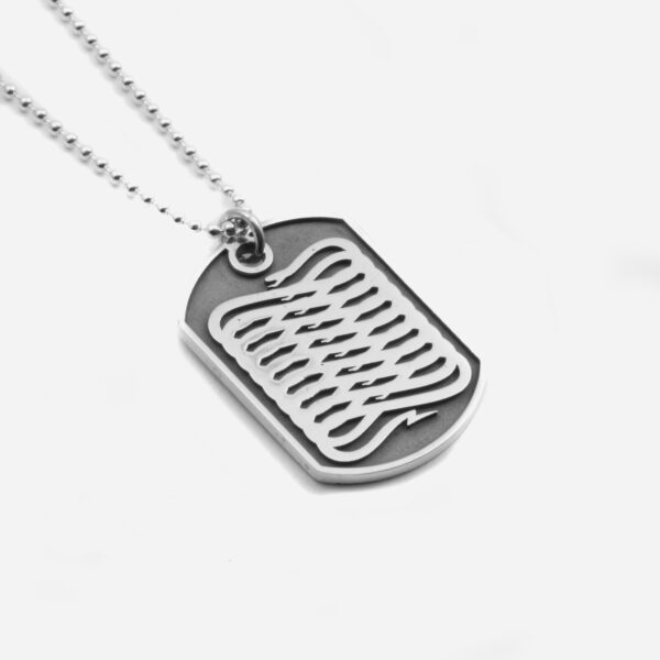 Propaganda Collana con Ciondolo Piastra Militare Propaganda W/ Nove25 In Argento Offerta speciale