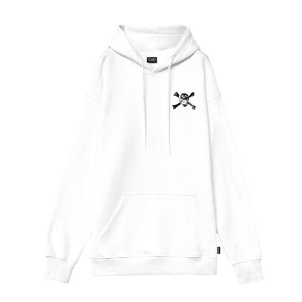 Propaganda Burial Hoodie – White Ultimo giorno