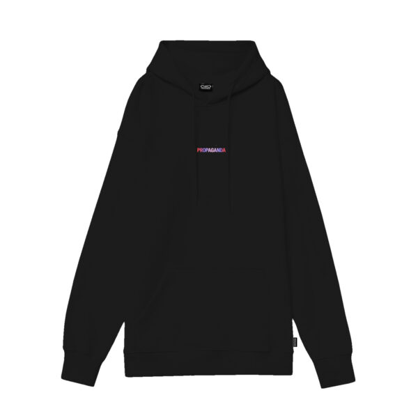 Propaganda Ribs Gradient Hoodie – Black Comprane uno, ottenene uno gratis