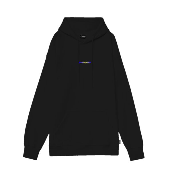 Propaganda Ribs Gradient Hoodie – Black Super Saving Price