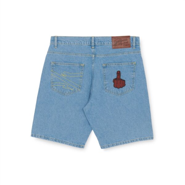 Propaganda Denim Baseball Shorts – Blue Presa