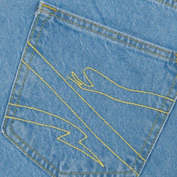 Propaganda Denim Baseball Shorts – Blue Presa