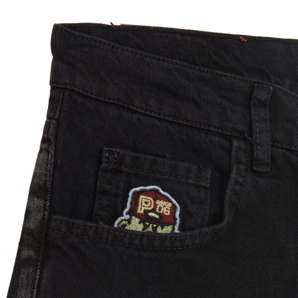 Propaganda Denim Baseball Shorts – Black Sconto
