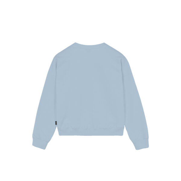 Propaganda Logo Embrodery Woman Crewneck – Sky Offerta speciale