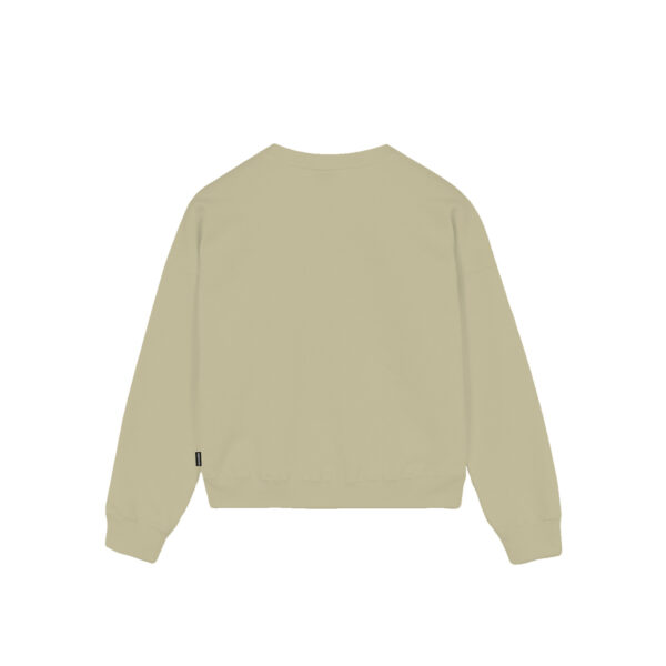 Propaganda Logo Embrodery Woman Crewneck – Gravel Comprare a buon mercato