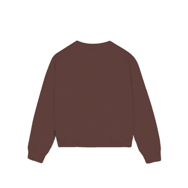 Propaganda Logo Embrodery Woman Crewneck – Mink Grande vendita