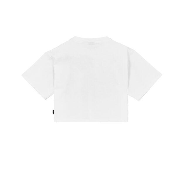 Propaganda Logo Embrodery Woman Crop Top Tee – White Fornitura limitata