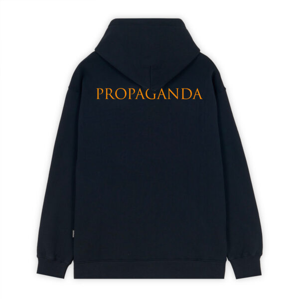Propaganda Roma Logo Flame Hoodie – Black Sconti VIP