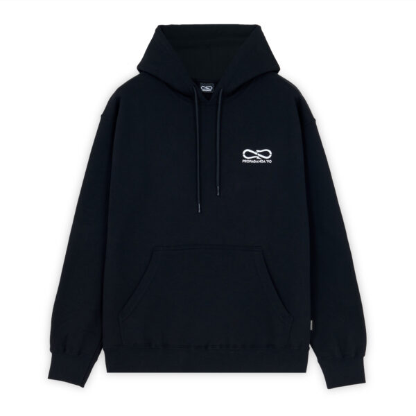 Propaganda Novanta Hoodie – Black Fino al 65% di sconto