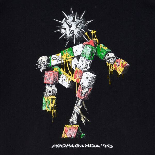 Propaganda Novanta Hoodie – Black Fino al 65% di sconto