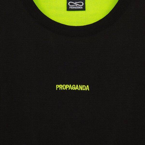 Propaganda Ribs Sweater – Black Vendita