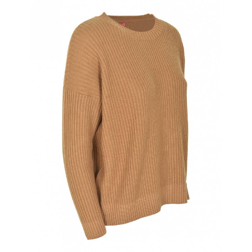 F CASHMERE Maglia girocollo costa inglese Sottocosto