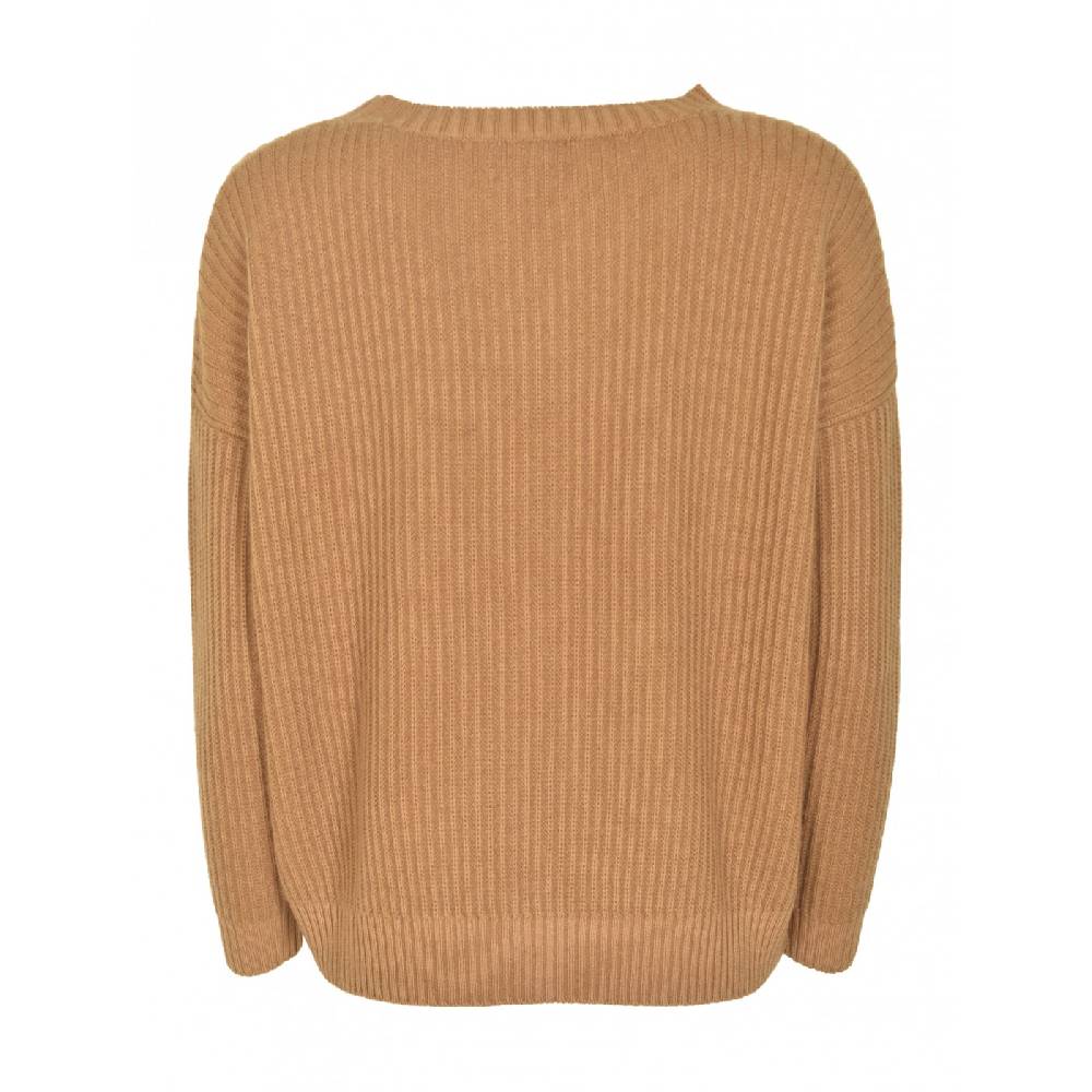 F CASHMERE Maglia girocollo costa inglese Sottocosto