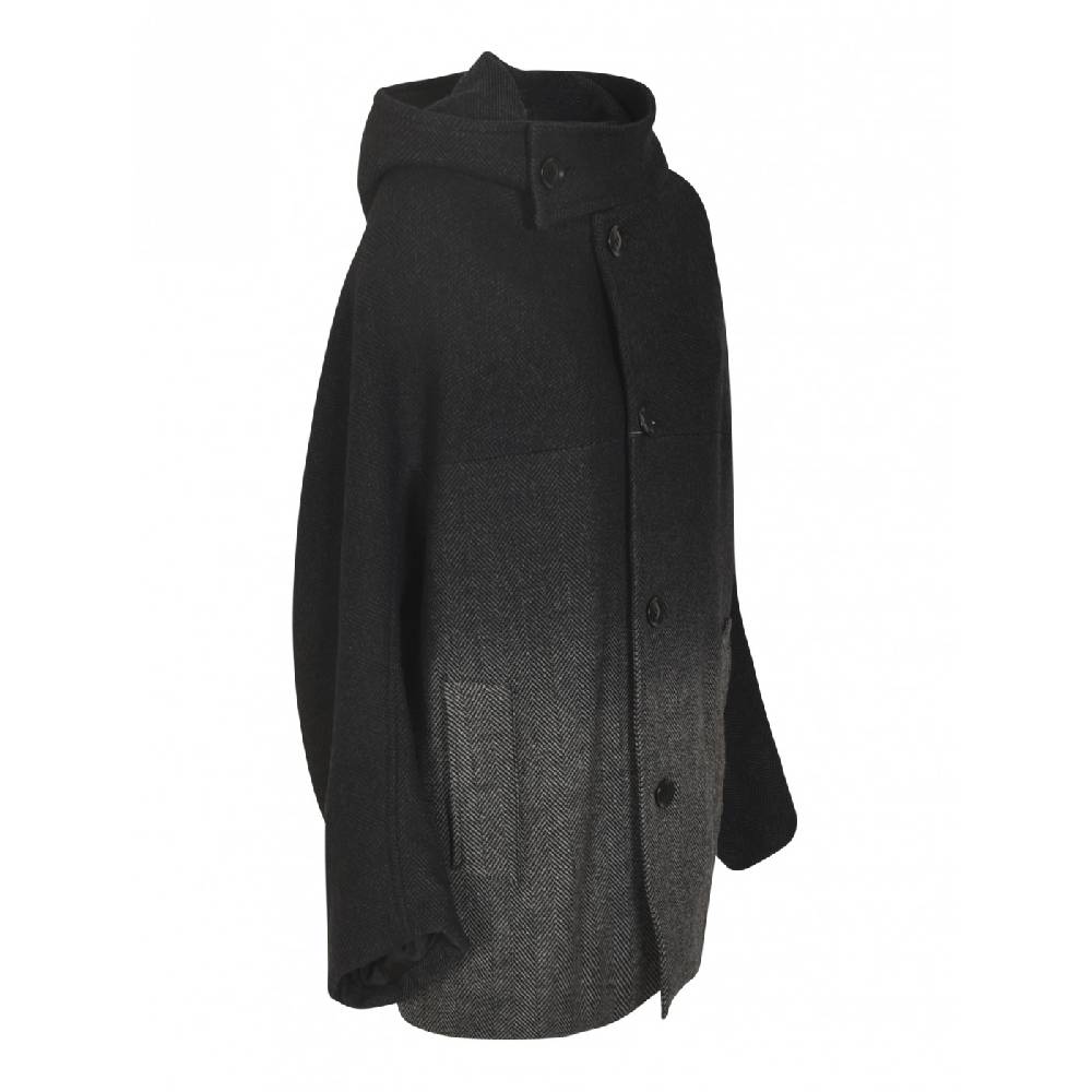 Y&#039;S YOHJI YAMAMOTO Caban drappeggiato con cappuccio Offerte