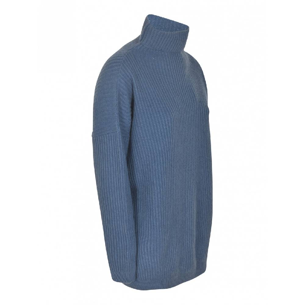 F CASHMERE Maglia collo alto costa inglese Hotsell