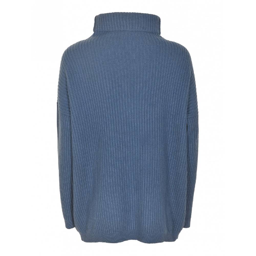 F CASHMERE Maglia collo alto costa inglese Hotsell