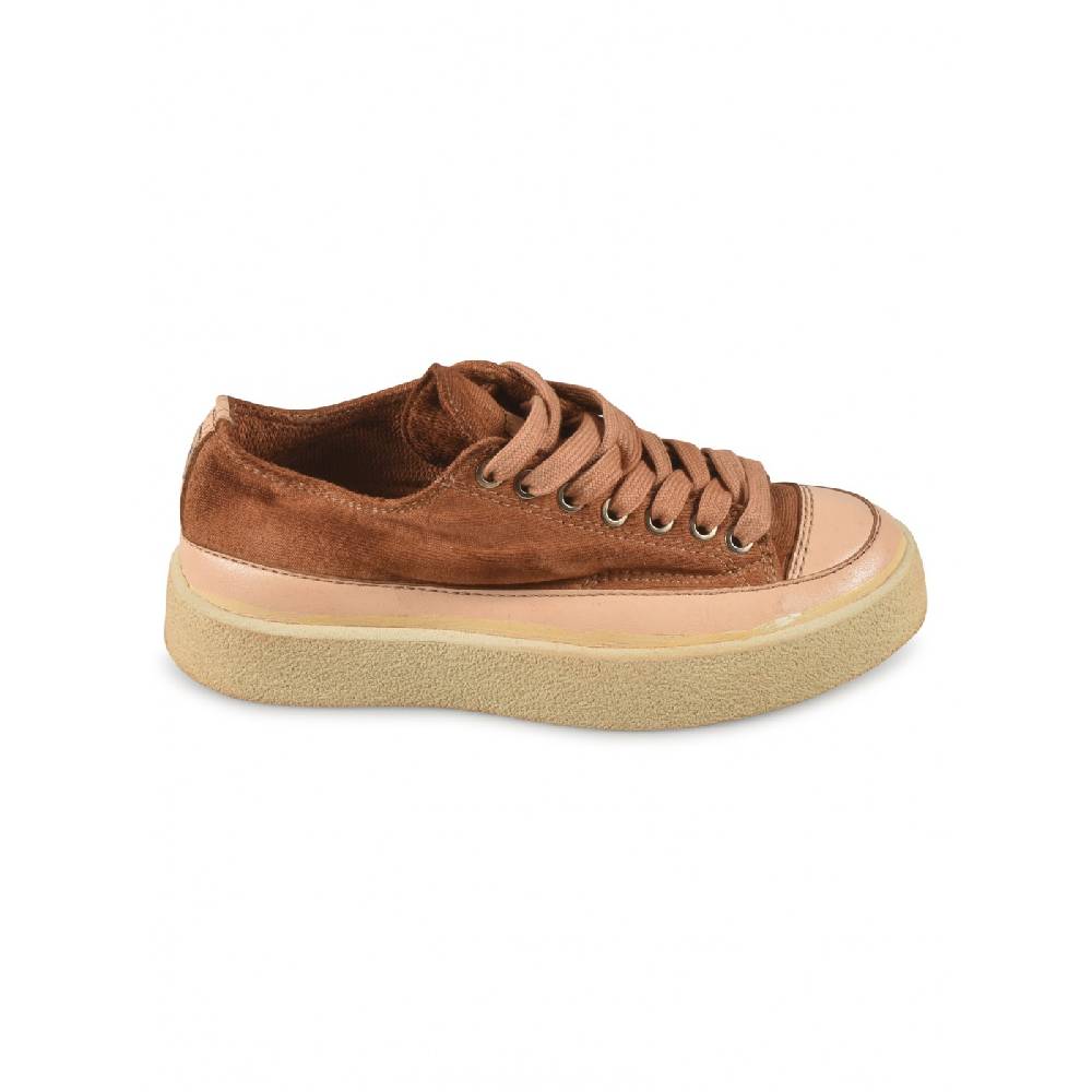 PANAMA ROUTE Sneakers cotone tinto Outlet