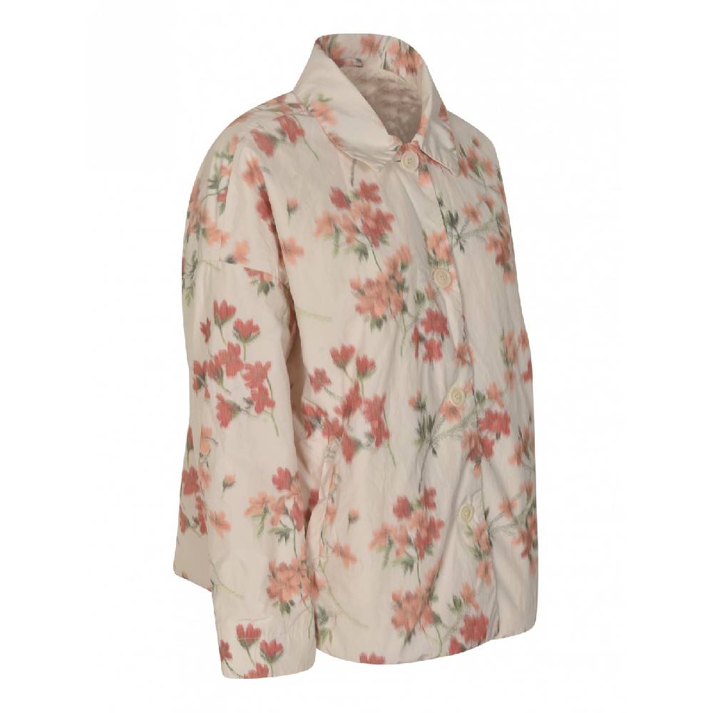 CASEY CASEY Giacca collo camicia fantasia fiori Pezzi Unici