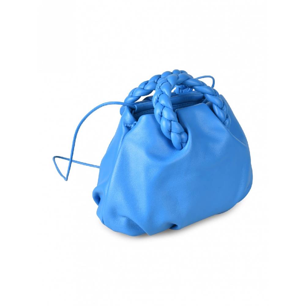 HEREU Bombon braided handle pleated crossbody Offerte