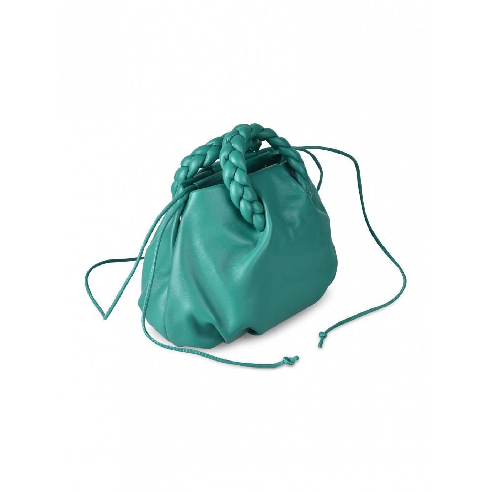HEREU Bombon braided handle pleated crossbody I Più Venduti