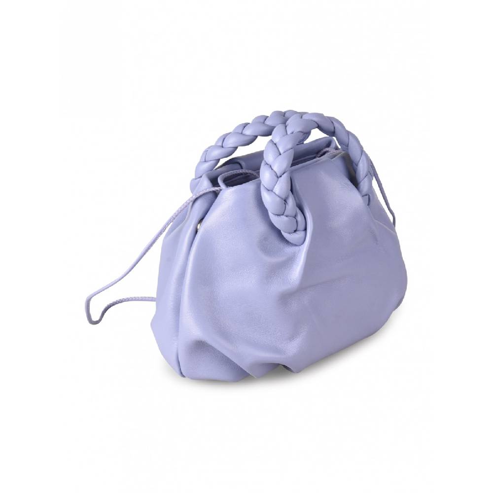 HEREU Bombon braided handle pleated crossbody Vendite Flash