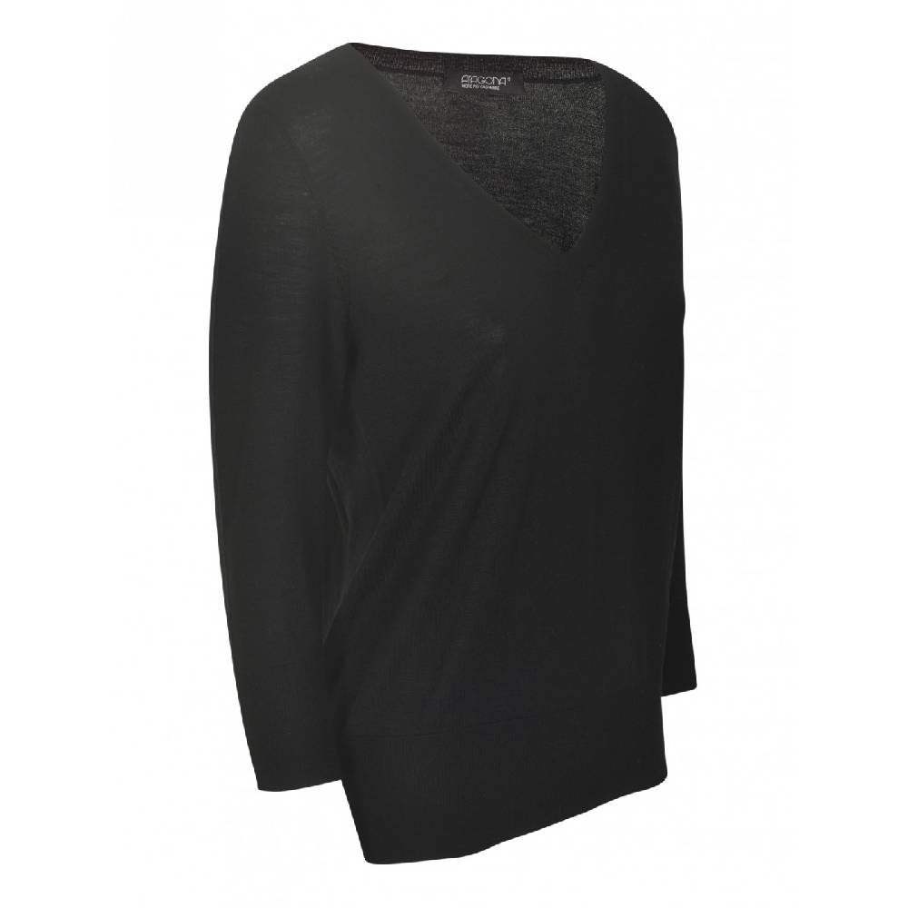 ARAGONA Scollo v manica 3 4 Latest fashion