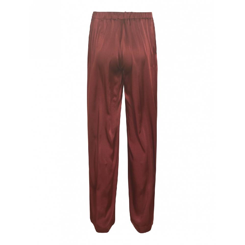 FORTE FORTE Pantaloni ampio raso seta strech Sconto di tempo limitato