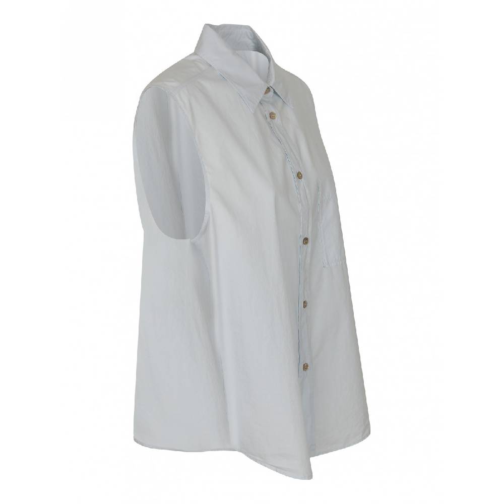FORTE FORTE Camicia smanicata popeline Offerta per la Festa della Mamma