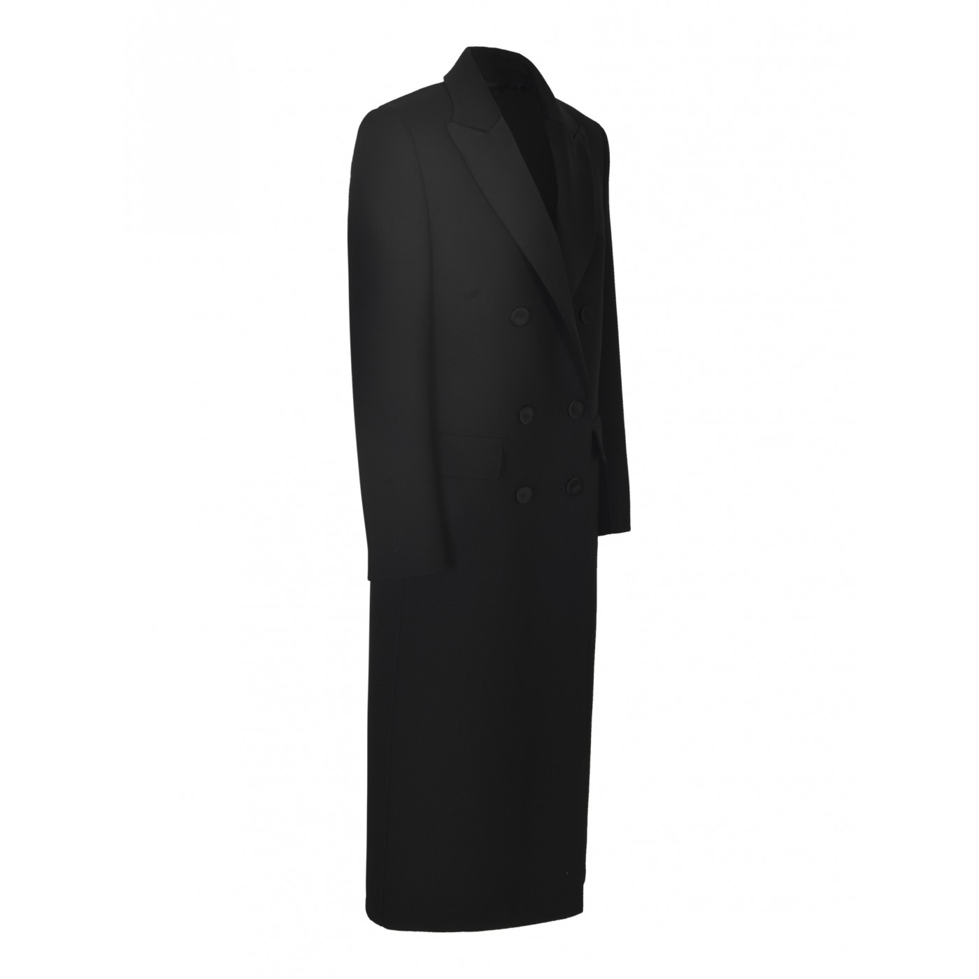 N_OTTOMILANO Cappotto doppio petto reverse e bottoni raso Officina