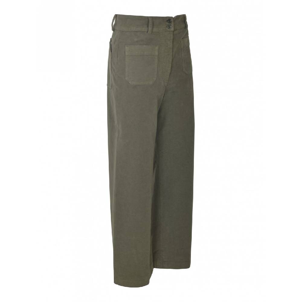 ASPESI Pantalone largo tasca dietro con bottone Italia
