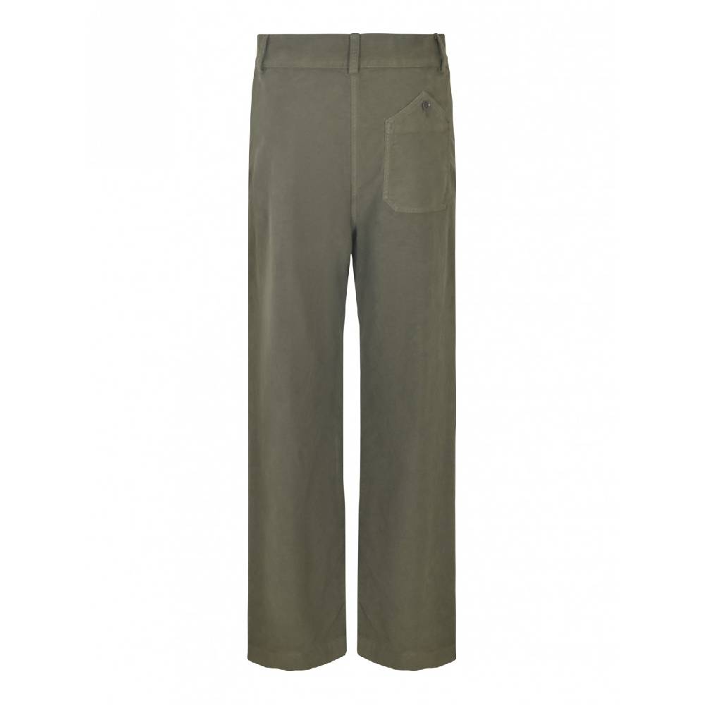 ASPESI Pantalone largo tasca dietro con bottone Italia
