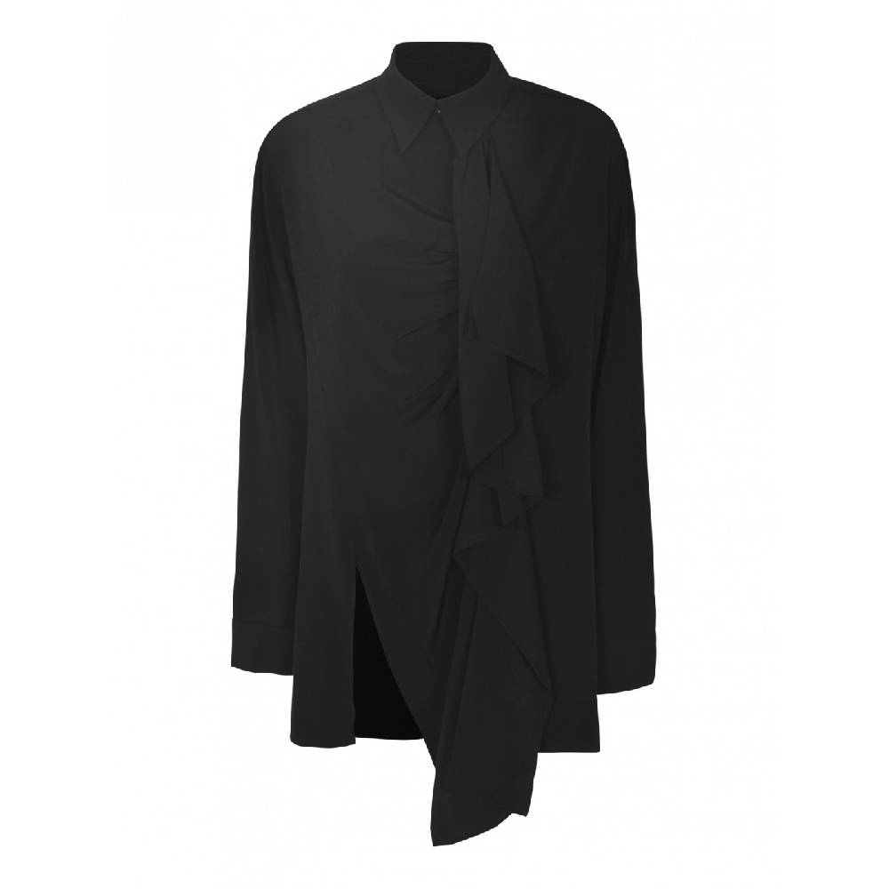 Y&#039;S YOHJI YAMAMOTO Camicia jabot Qualità