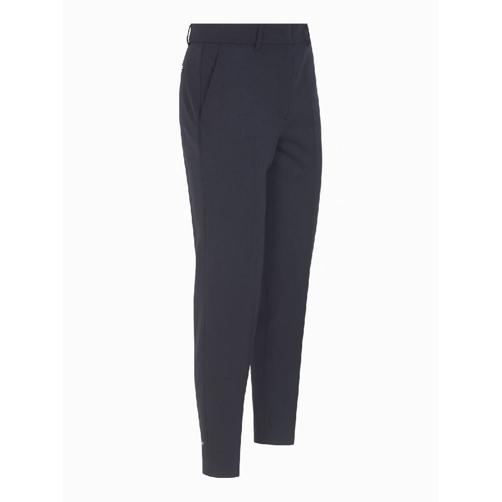 QUELLEDUE Pantaloni rossella gamba dritta Fornitura limitata