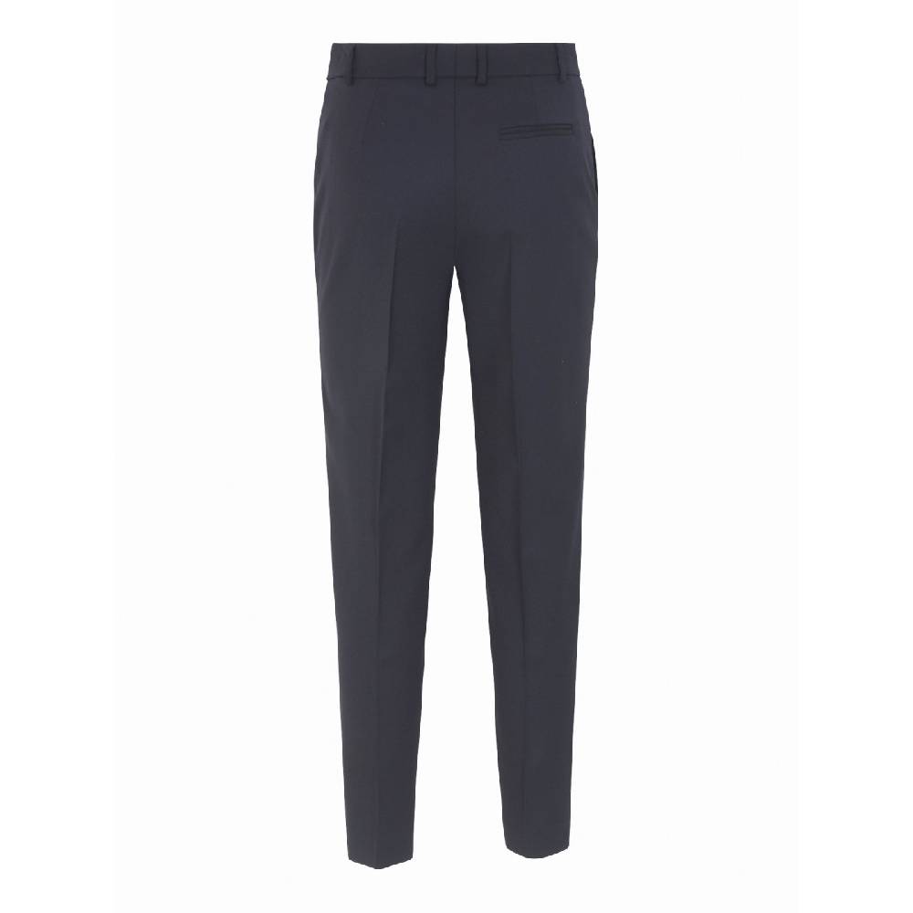 QUELLEDUE Pantaloni rossella gamba dritta Fornitura limitata