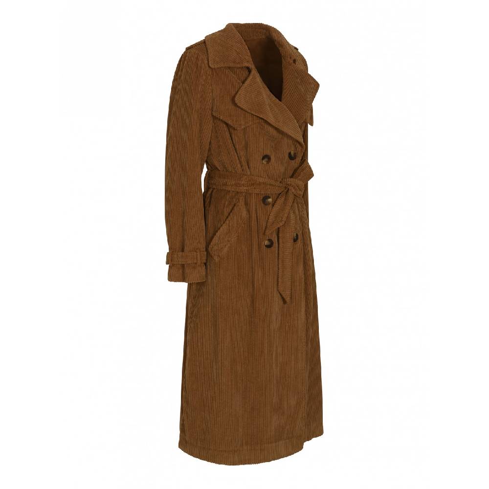 KILTIE Trench velluto a coste colin Vendita calda