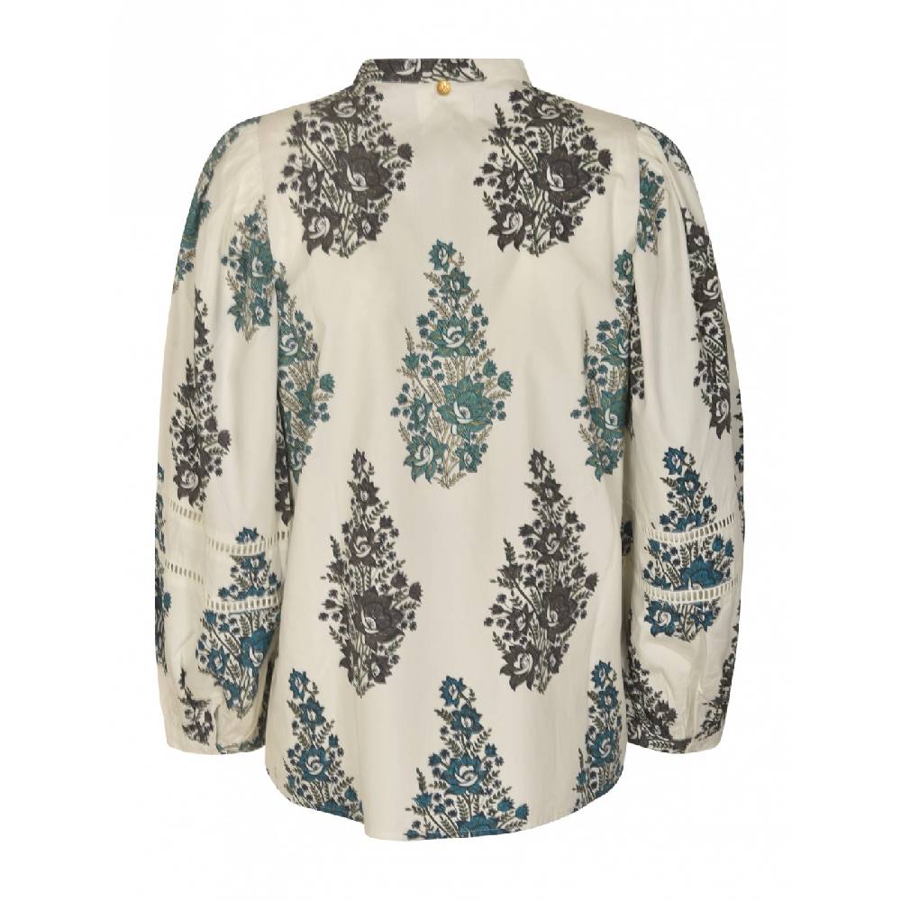 ANTIK BATIK Camicia manica sbuffo fantasia Nuovo