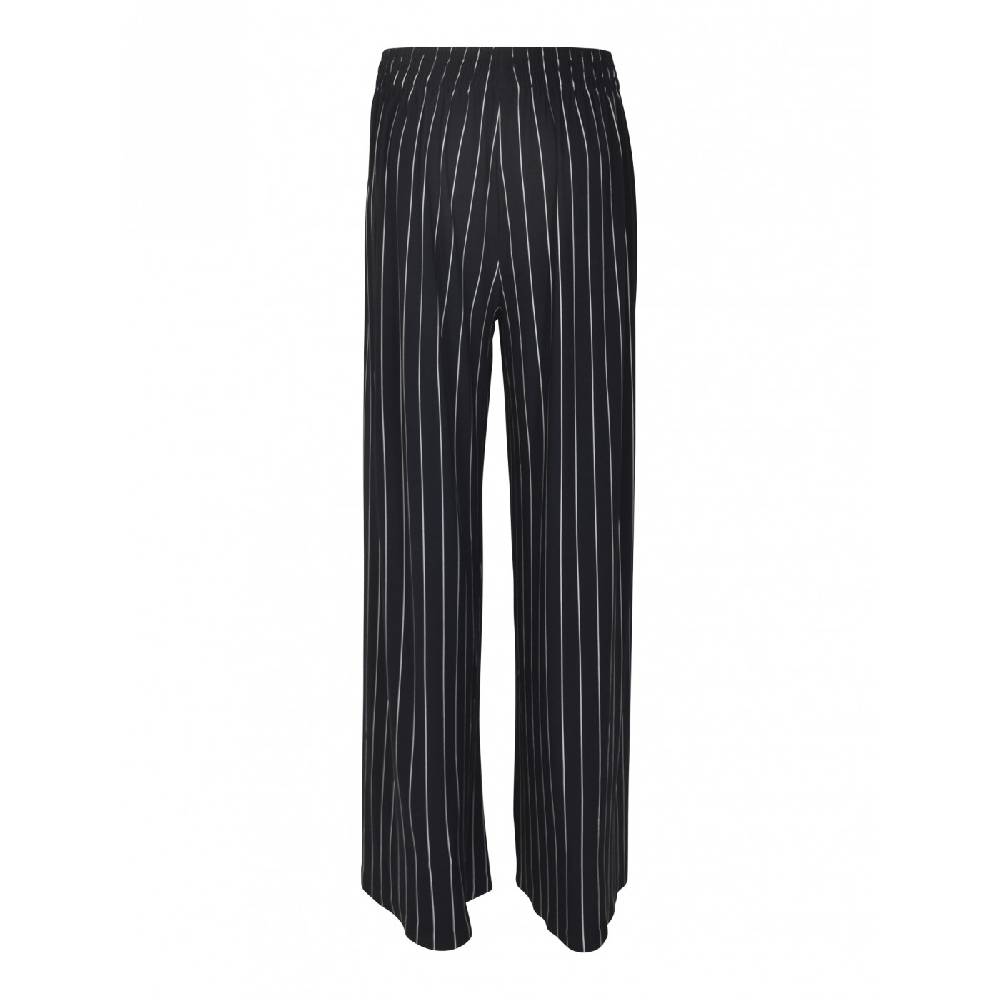 NORMA KAMALI Pantaloni gamba larga elastico in vita Qualità Garantita