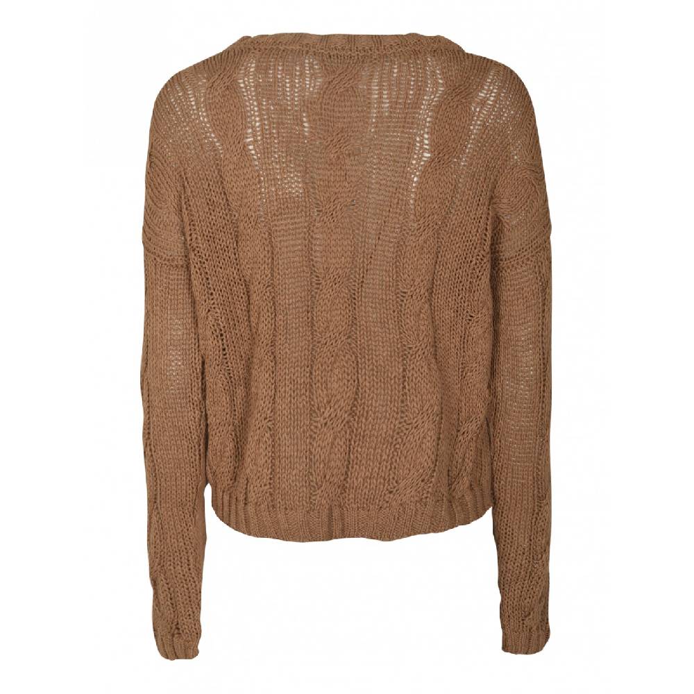 BASE Maglia girocollo trecce In Vendita