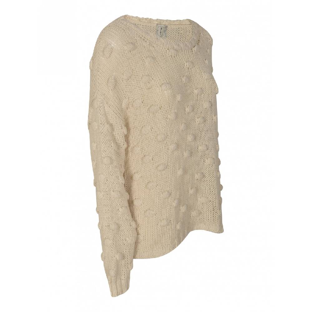 F CASHMERE Maglia girocollo pois Nuova