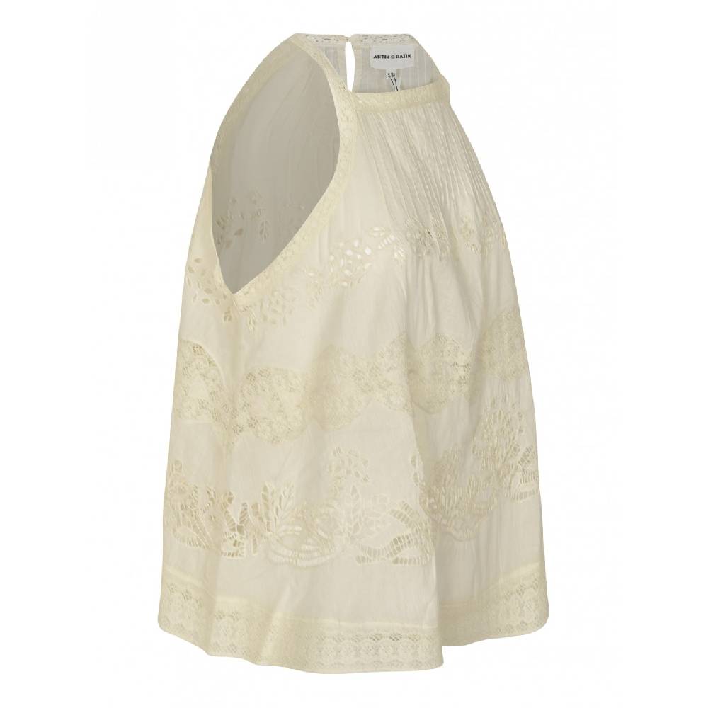 ANTIK BATIK Top senza maniche traforato aloha Sconto di tempo limitato