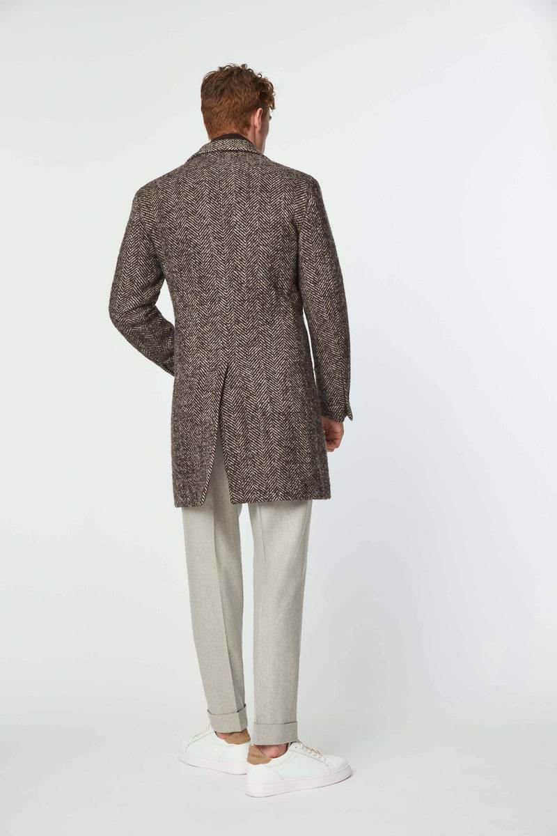 ﻿Lubiam Cappotto monopetto marrone Cappotto monopetto marrone Spedizione Gratuita