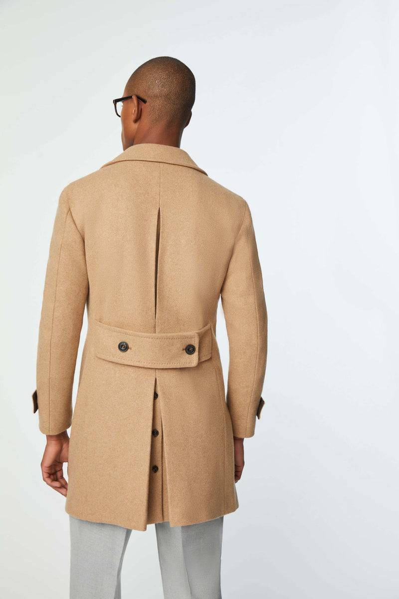 Lubiam Cappotto Chesterfield in jersey beige Cappotto Chesterfield in jersey beige Soddisfazione Garantita