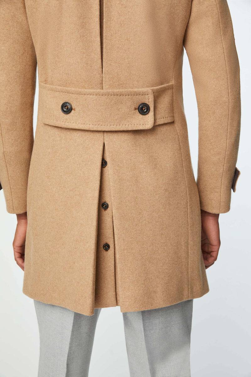 Lubiam Cappotto Chesterfield in jersey beige Cappotto Chesterfield in jersey beige Soddisfazione Garantita