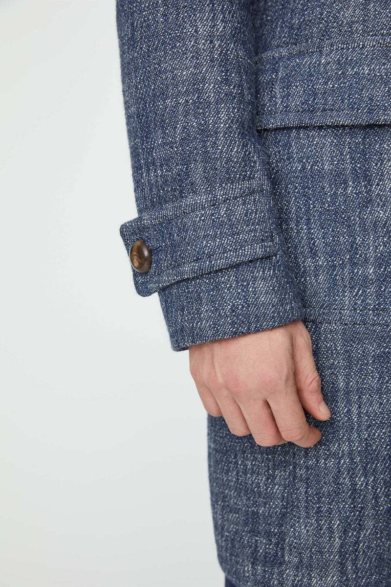 Lubiam Cappotto doppiopetto Sartorial Indigo Cappotto doppiopetto Sartorial Indigo Prezzo Ridotto