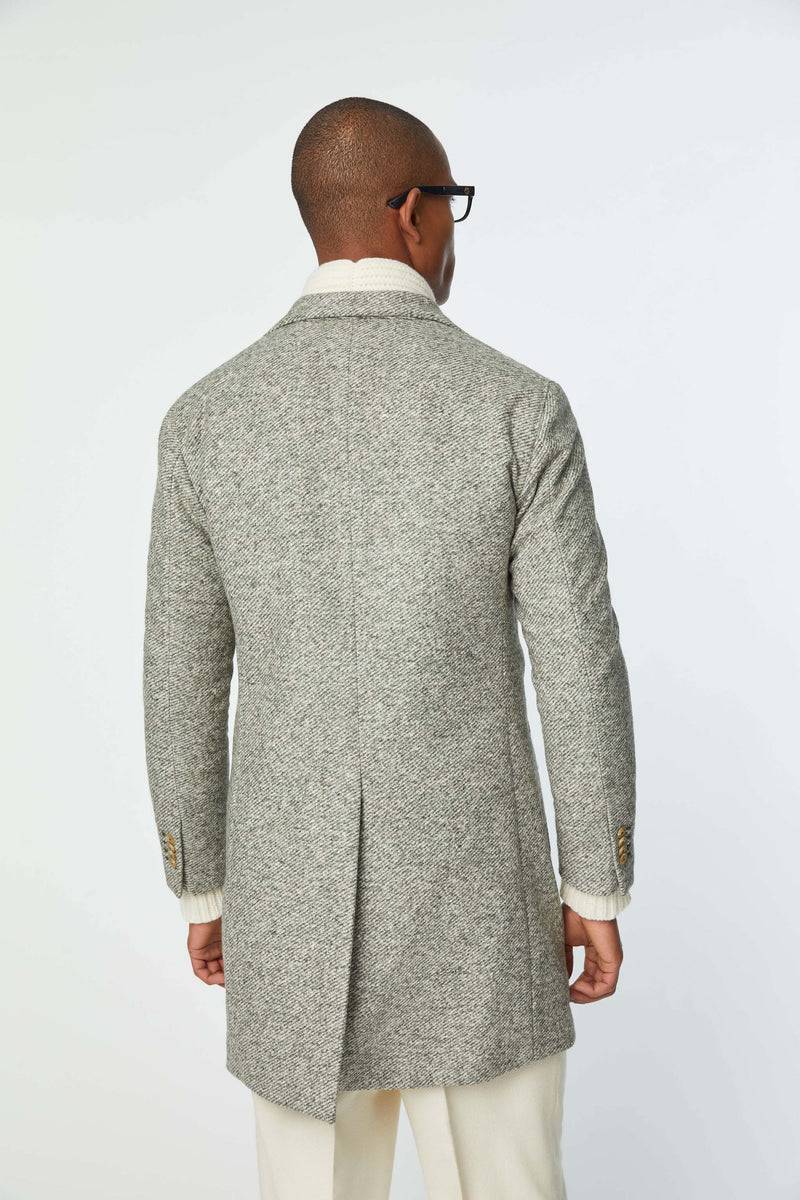 Lubiam Cappotto London in jersey verde pastello Cappotto London in jersey verde pastello Vendita Economica