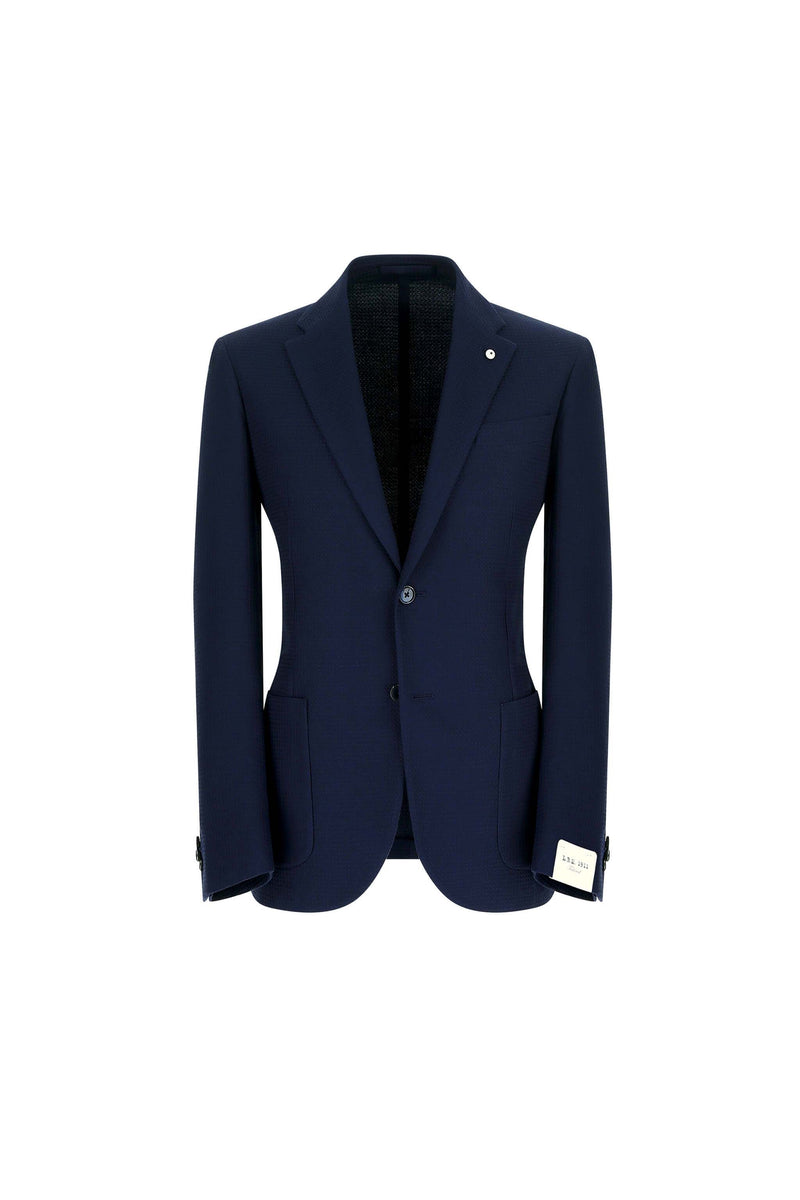Lubiam Giacca JACK blu notte lavorata Giacca JACK blu notte lavorata Qualità