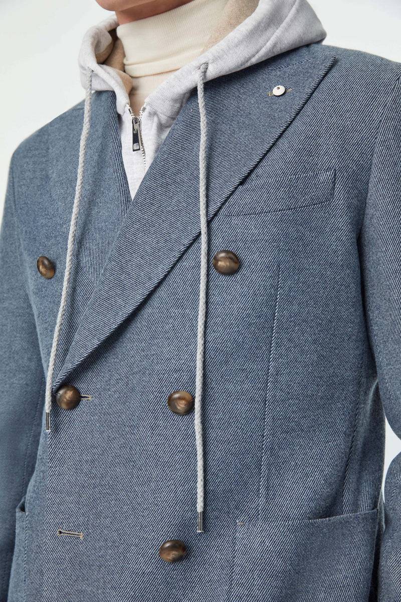 Lubiam Giacca TOM blu denim Sartorial Indigo Giacca TOM blu denim Sartorial Indigo Affare Del Giorno