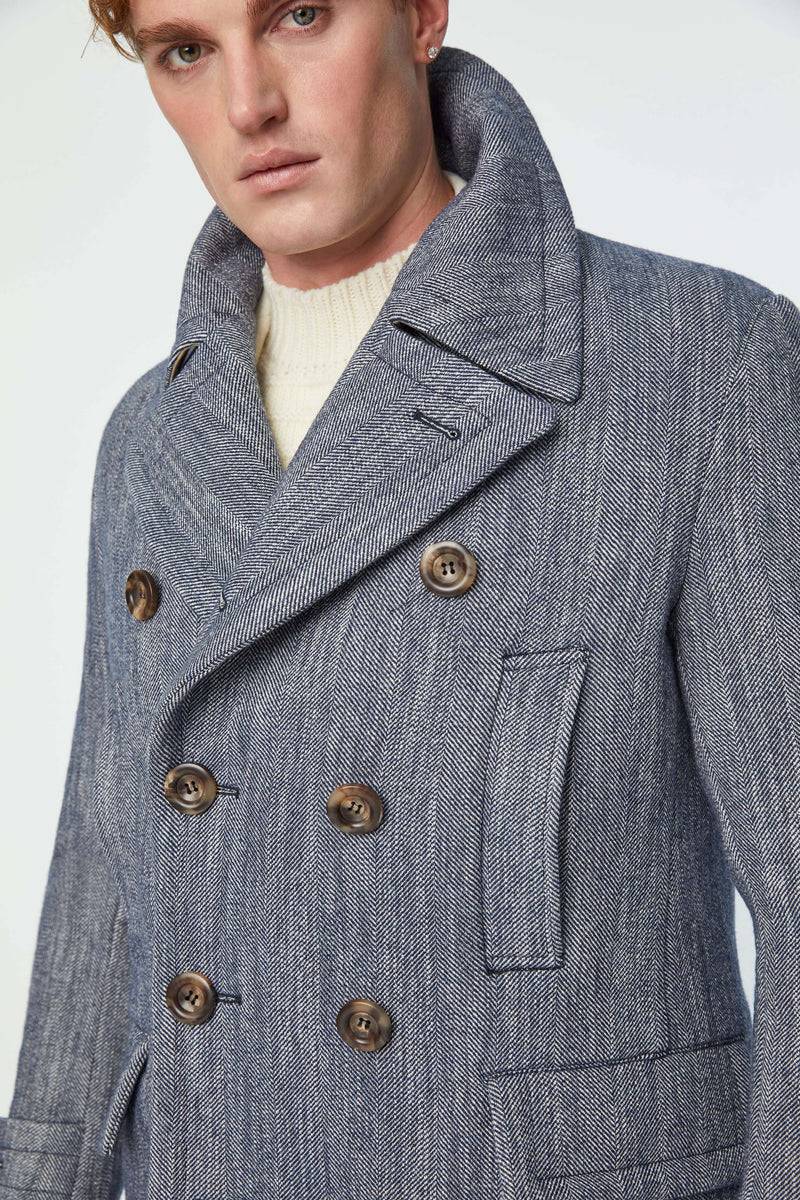 Lubiam Peacoat Sartorial Indigo Peacoat Sartorial Indigo Sottocosto