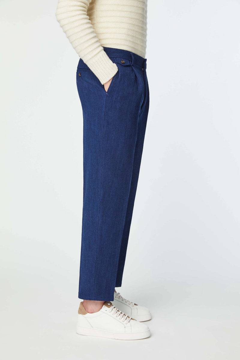 Lubiam Pantalone MILES Sartorial Indigo blu denim Pantalone MILES Sartorial Indigo blu denim Convenienza