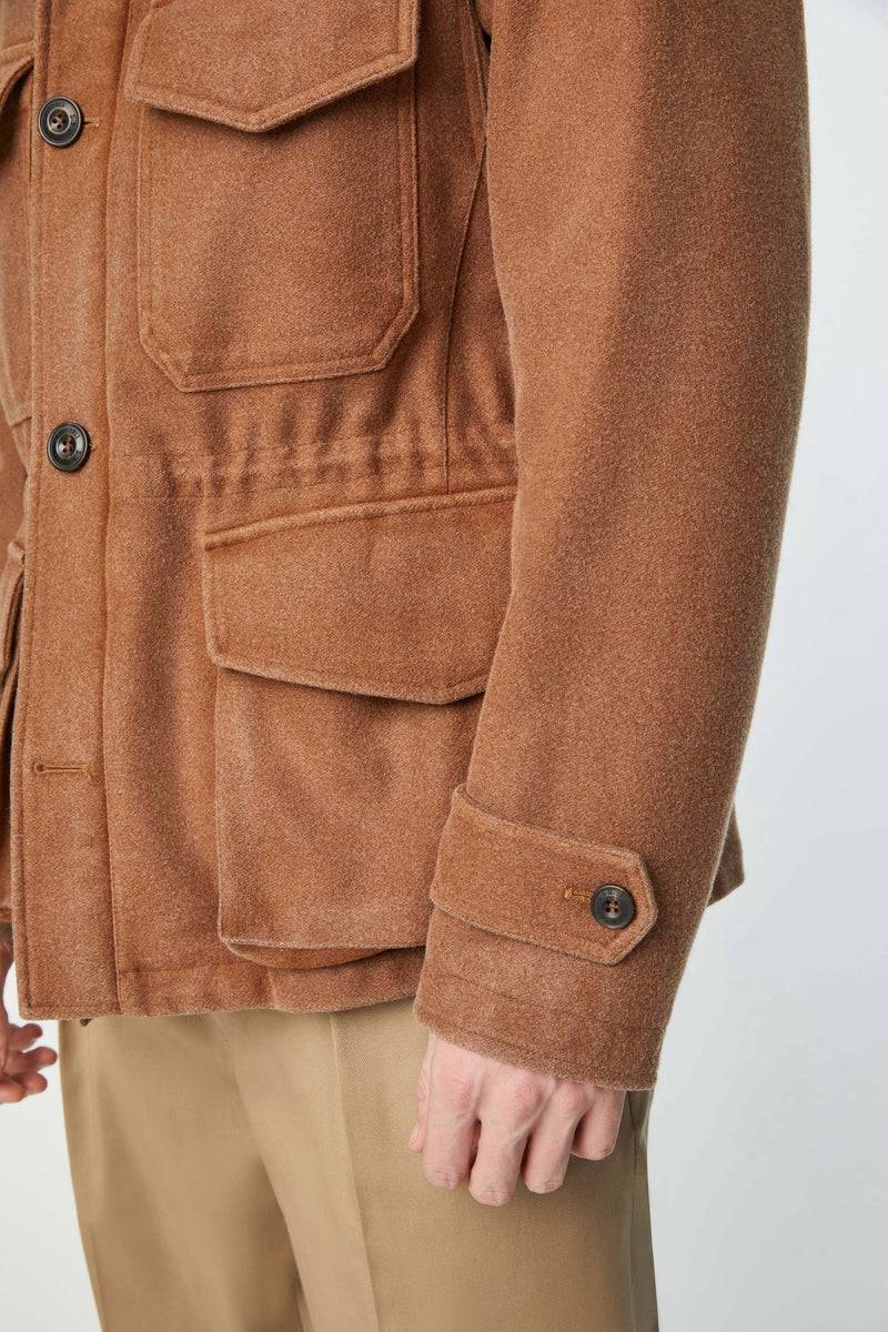 Lubiam Field jacket tinto capo marrone bruciato Field jacket tinto capo marrone bruciato Outlet